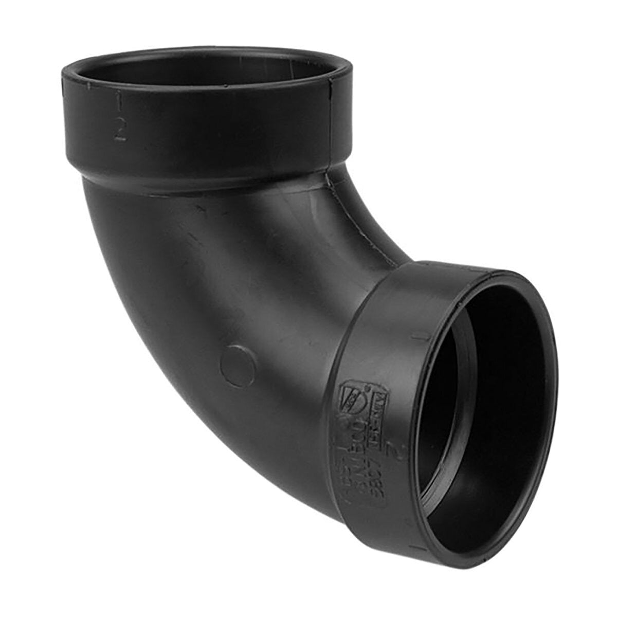 Nibco I055650 DWV Elbow 90 Degree Elbow ABS 4 in.