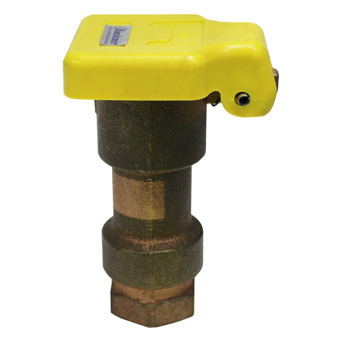Buckner QB5RC10 Quick Coupling Valve 1 in. FIPT Inlet Double Slot with Yellow Cover