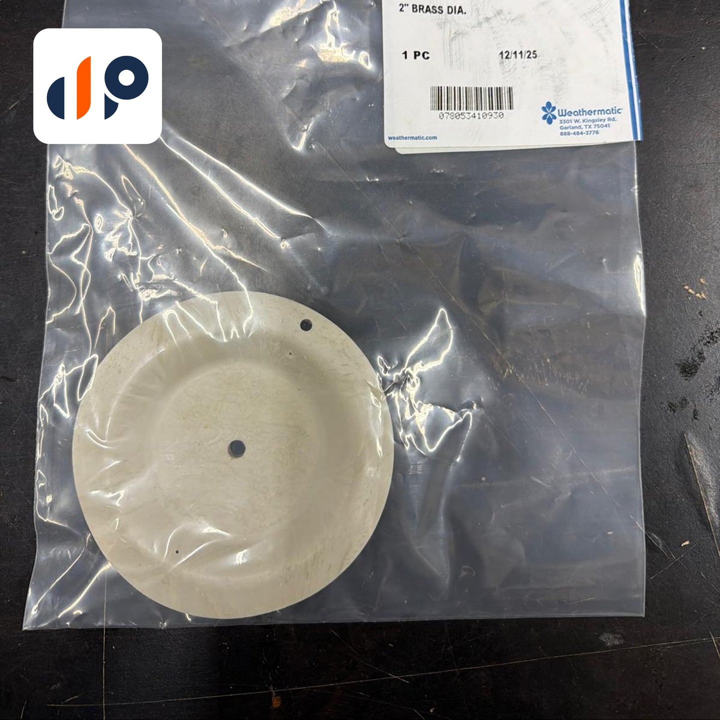 Weathermatic 30-303DMSA 8000CR Series Replacement Valve Diaphragm 2 in. Diameter