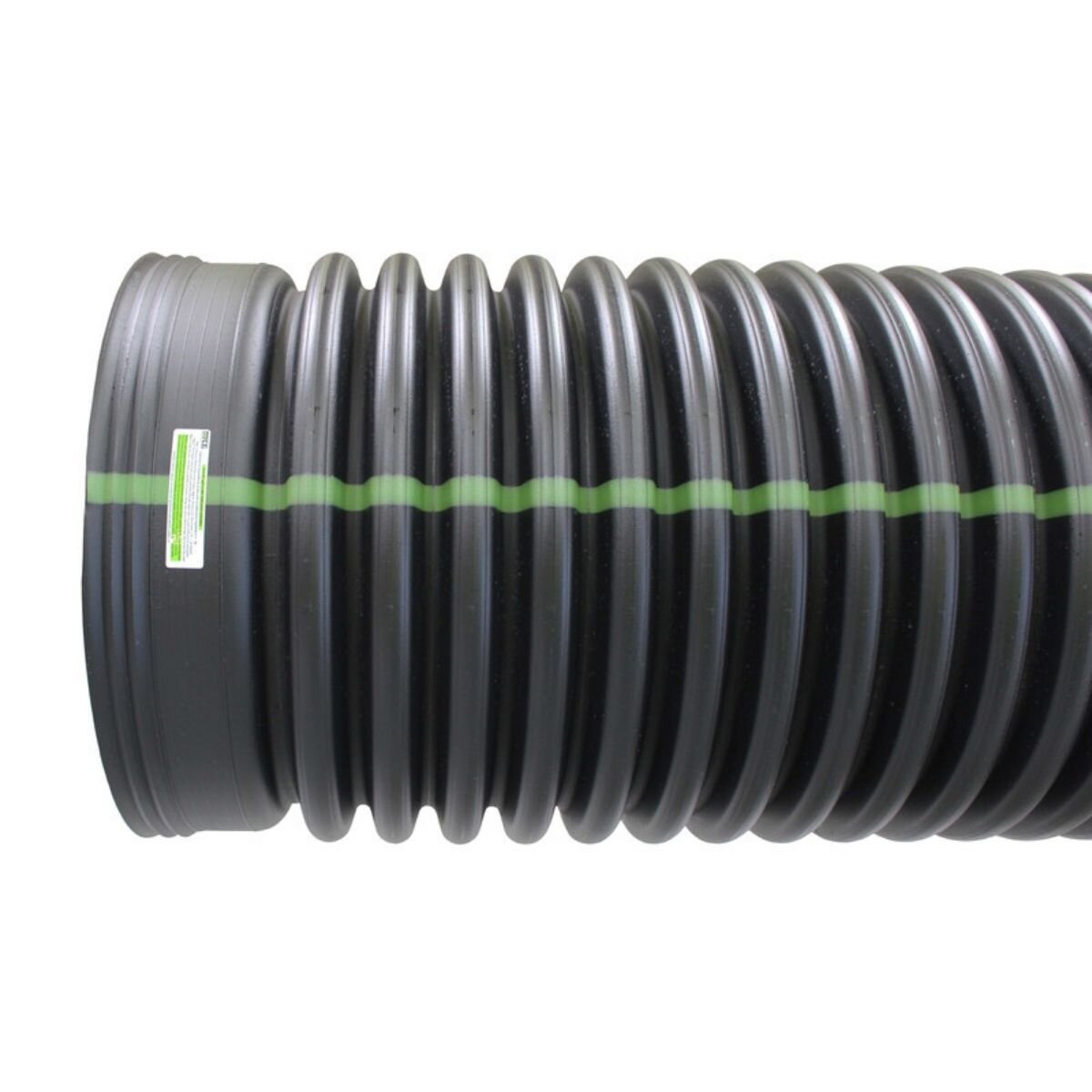 ADS 4 in. x 20 ft. N-12 Pipe Solid Bell End Soil-Tight