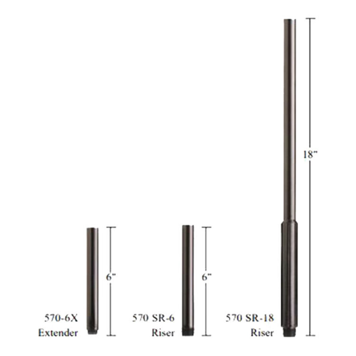 18 in. 570 Stationary Riser