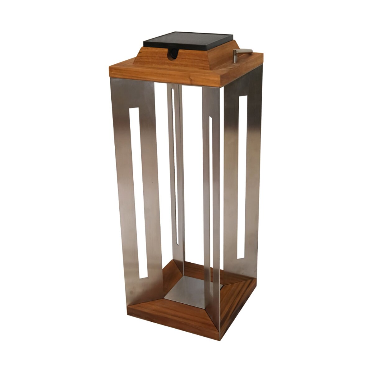Brilliance Serenity Solar Lantern Stainless Steel 23-2/9" 500 Lumens