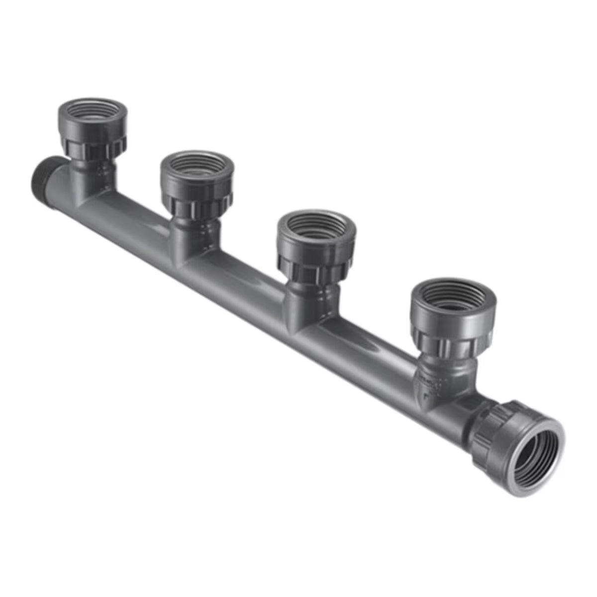 Spears 4-Port Manifold Tee 1 in. Swivel x MIPT x 4-Swivel with O-Ring