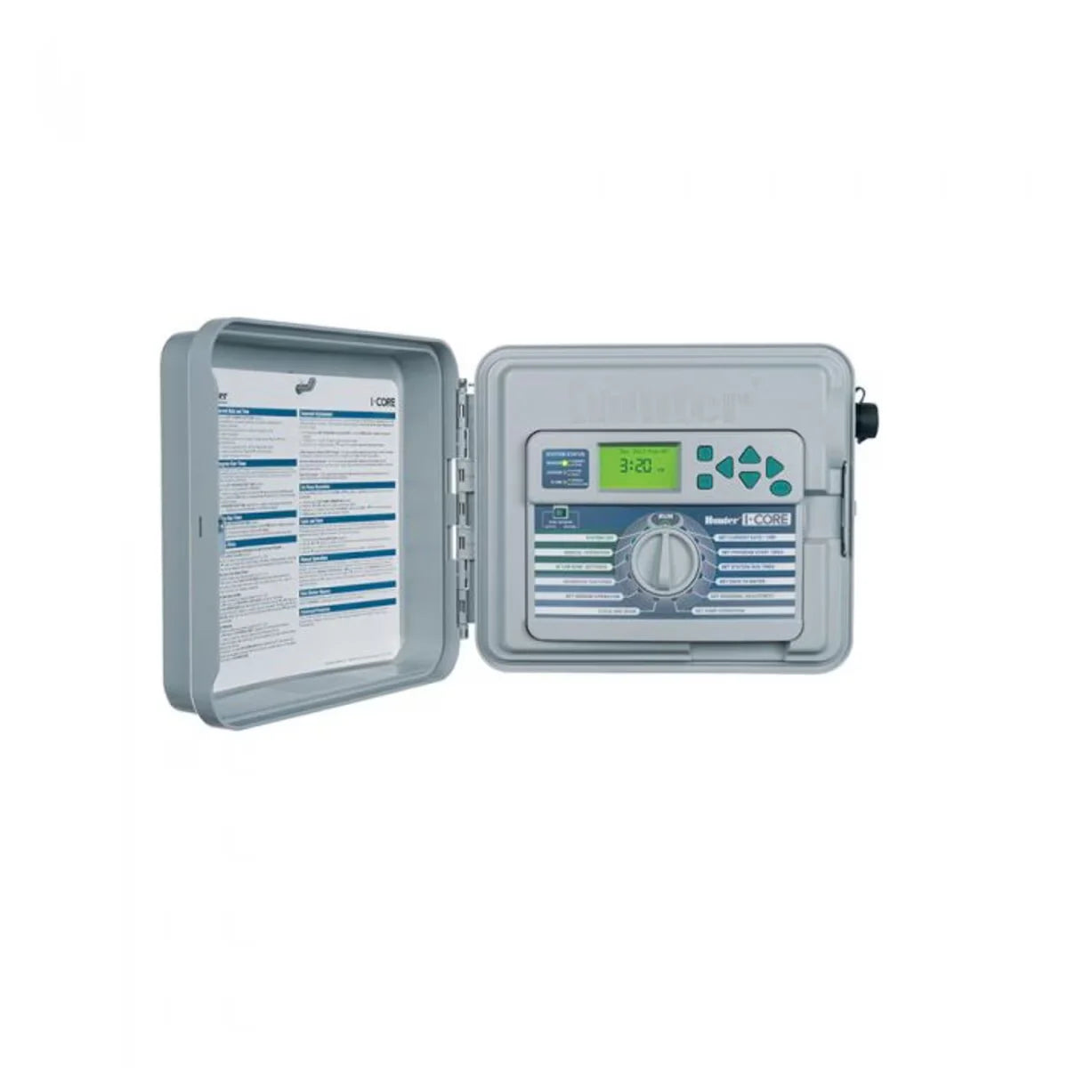 Hunter I-Core Modular Controller 6 Station Indoor/Outdoor Plastic Wall Mount Cabinet | IC600PL-NLA