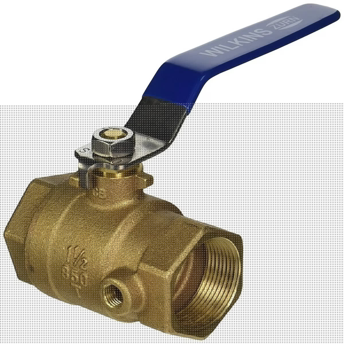 Wilkins 112-850T Full Port Tapped Ball Valve Bronze 1-1/2 in. FIPT