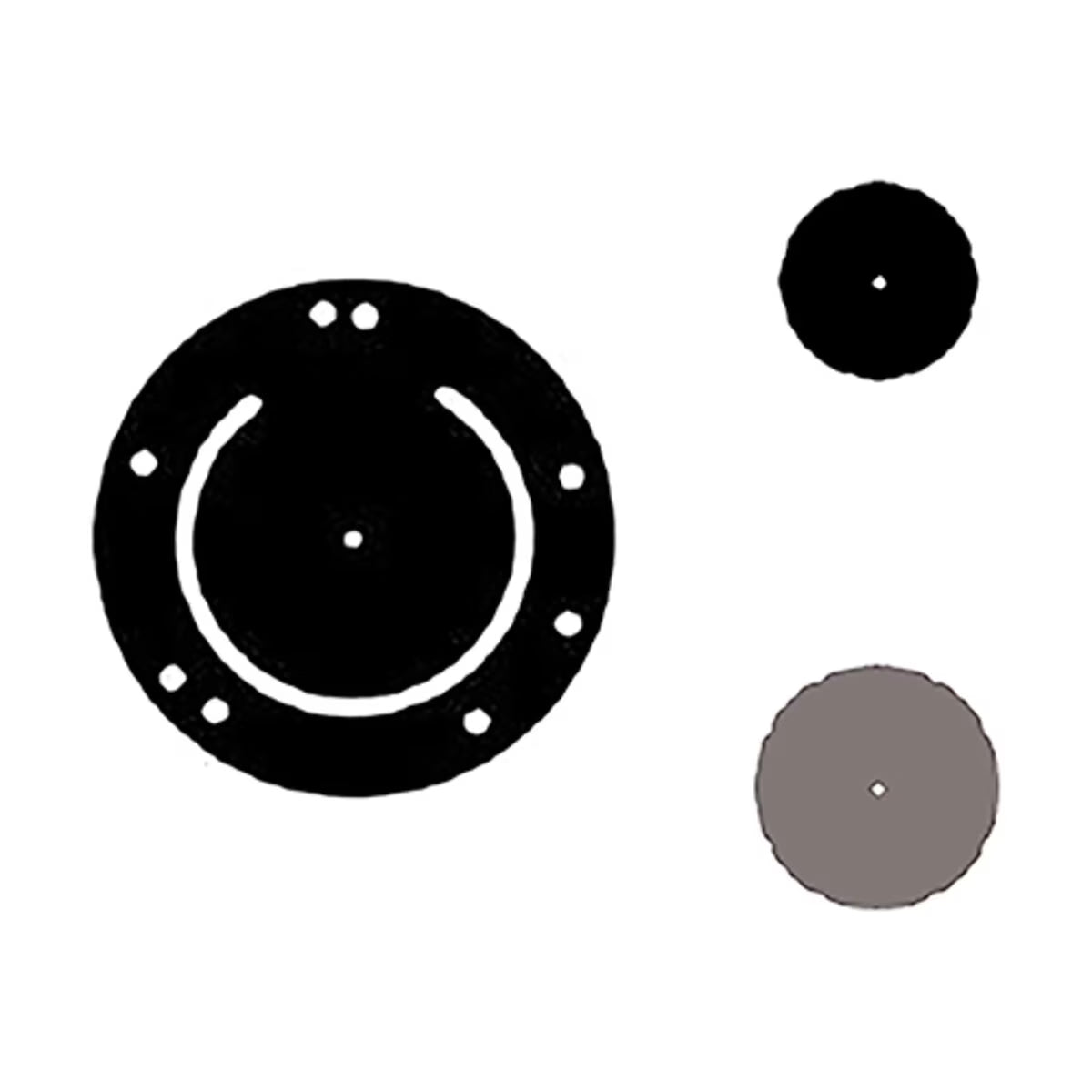 4 Valve Flapper Gasket Assemble