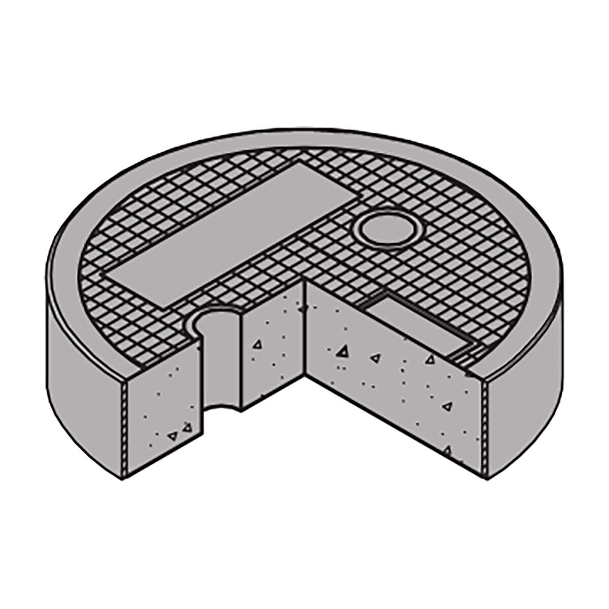 Carson F08 Cover Only Blank Reinforced Concrete