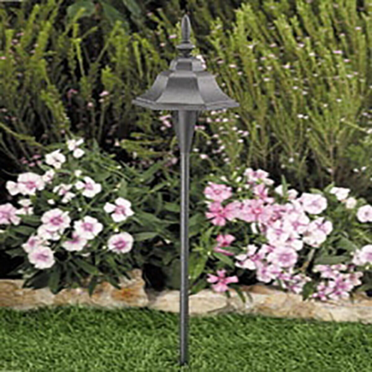 Vista PR-7206-B-W-LB2ND PR-7206 Path Light Aluminum Black Finish 2.5W 2950K LED