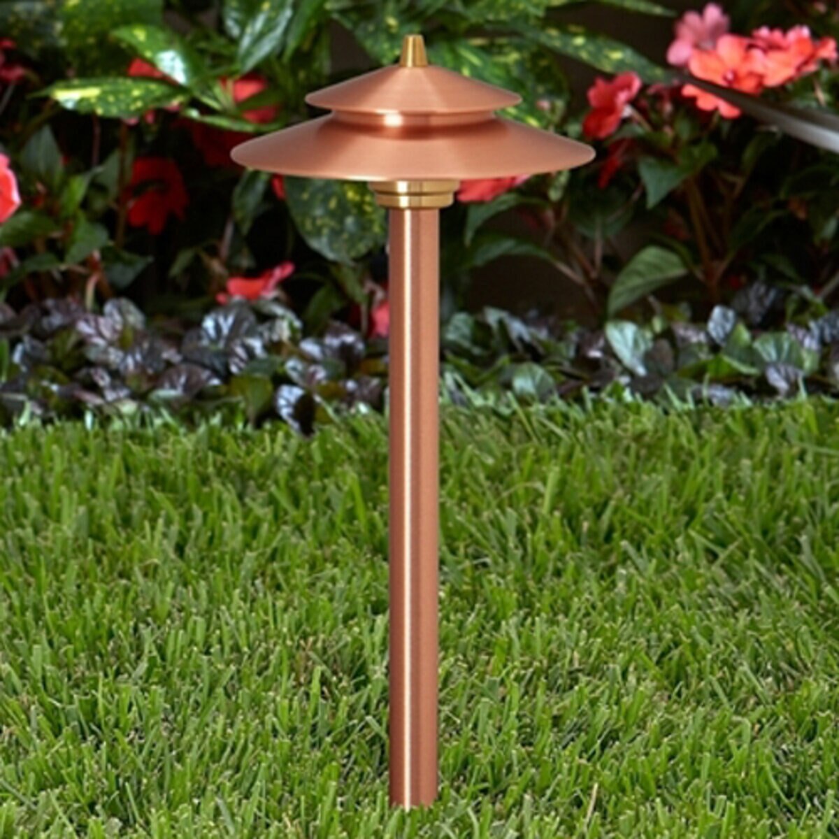 Vista PR-2125-CSN-NL PR-2125 Path Light Copper Housing Copper Finish No Lamp