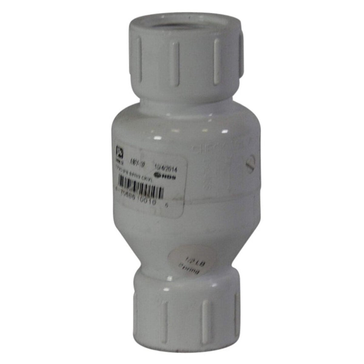 NDS Spring Check Valve 1 in. PVC Fipt x Fipt
