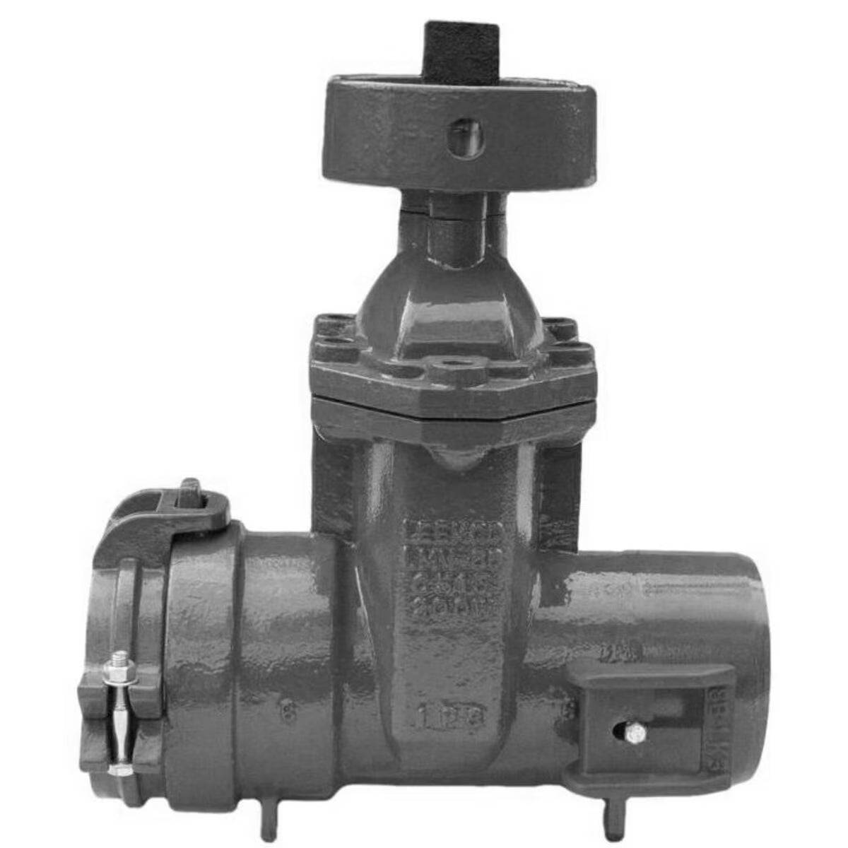Leemco LMV Mainline Gate Valve Ductile Iron 4 in. Spigot x Bell