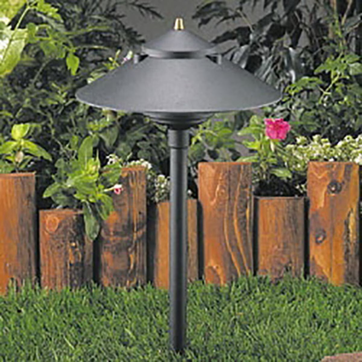 Vista PR-9216 Path Light Aluminum Black Finish 5W 3000K LED