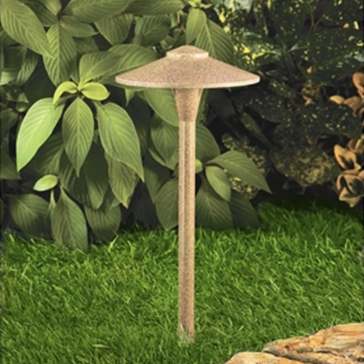 Vista PR-4704-Z-W-LB2ND PR-4704 Path Light Aluminum Architectural Bronze Finish 2.5W 2950K LED