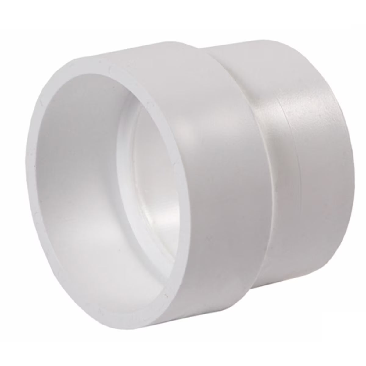3P15 -NDS PVC DWV to Sewer Adapter DWV HUB x S&D HUB White 3 in. x 3 in.