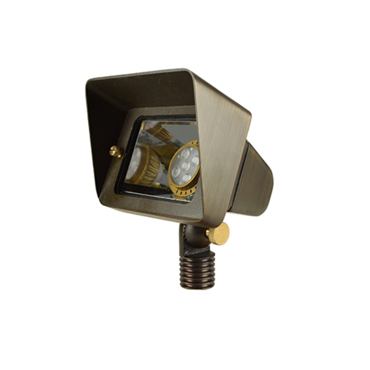 Unique STAR-12-L530 Starburst Wall Wash Brass Housing Weathered Brass 5W 3000K 40 Deg. LED