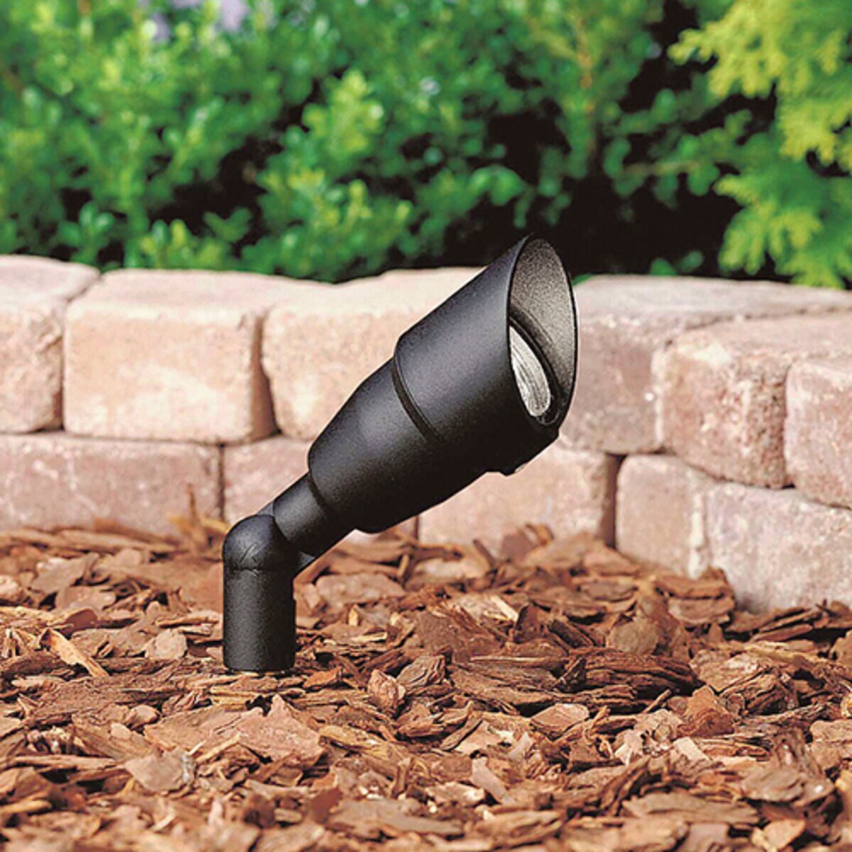 Kichler-15374BKT- 15374 Up Light Aluminum Housing Textured Black No Lamp