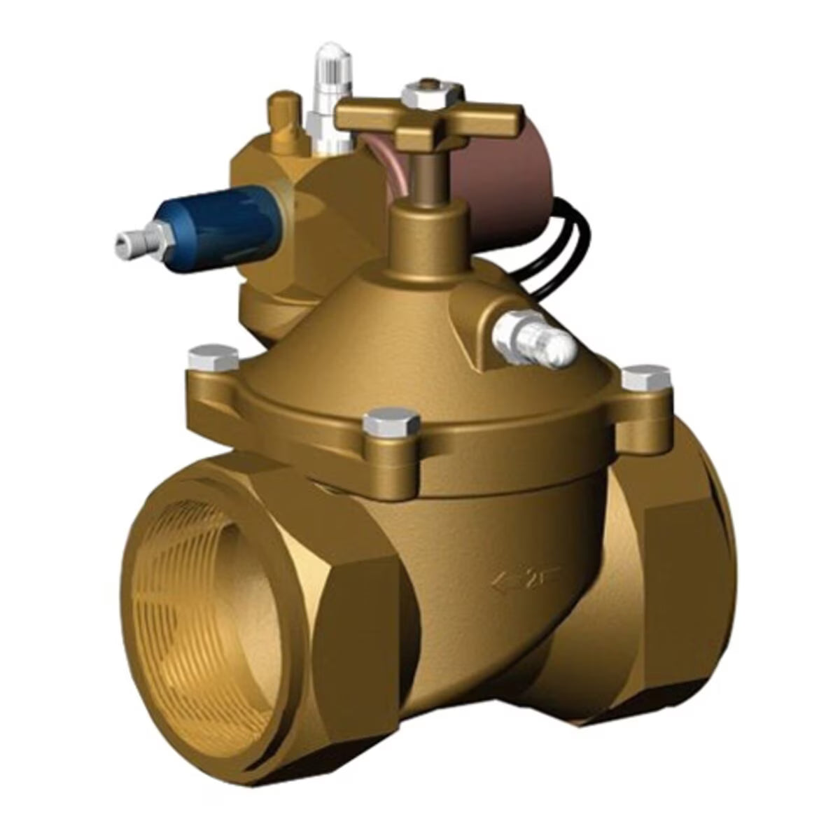 Griswold 100DW-PRV DW Pressure Reducing Valve Dirty Water Normally Closed 1 in. FIPT Brass