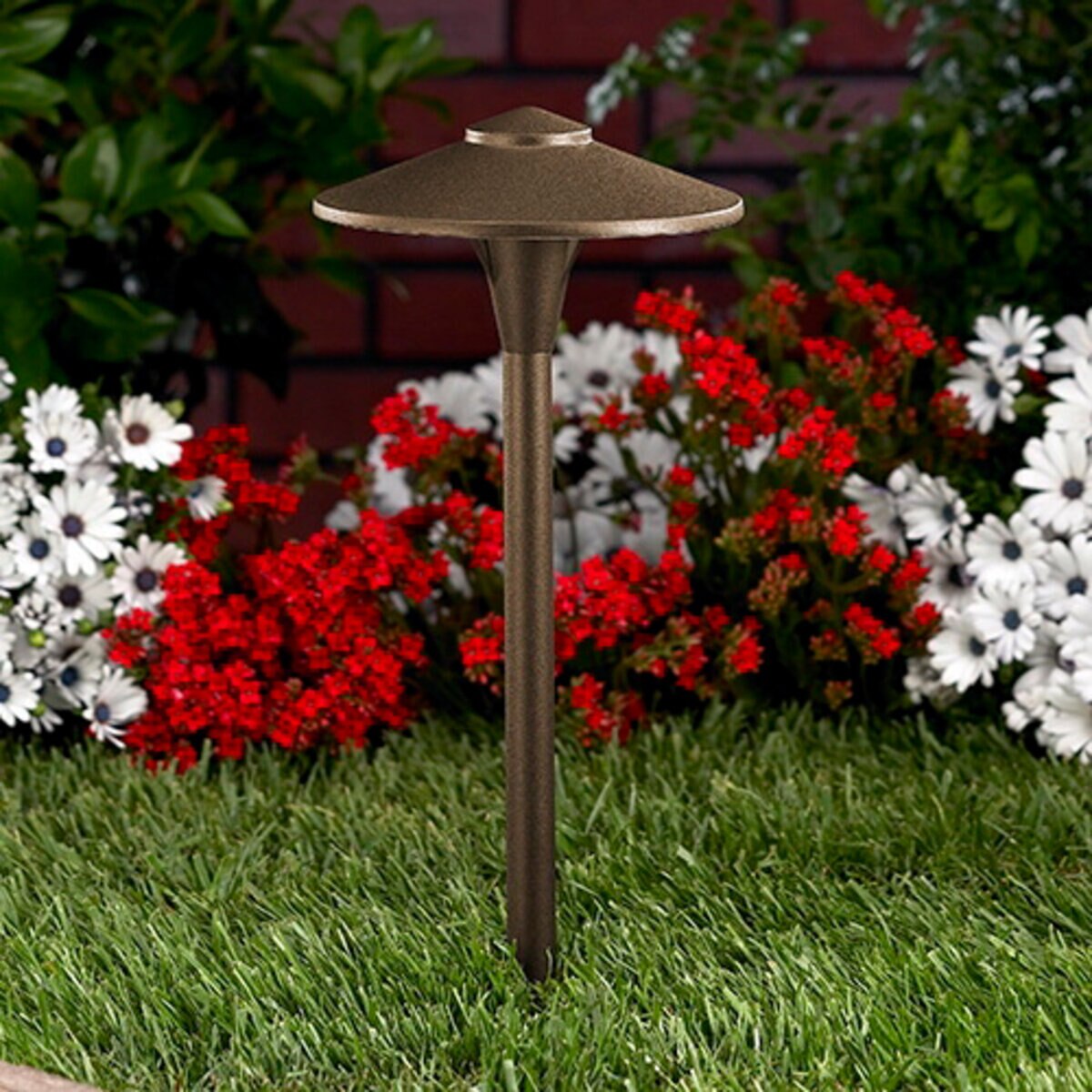 Vista PR-4704 Path Light Aluminum Architectural Bronze Finish No Lamp