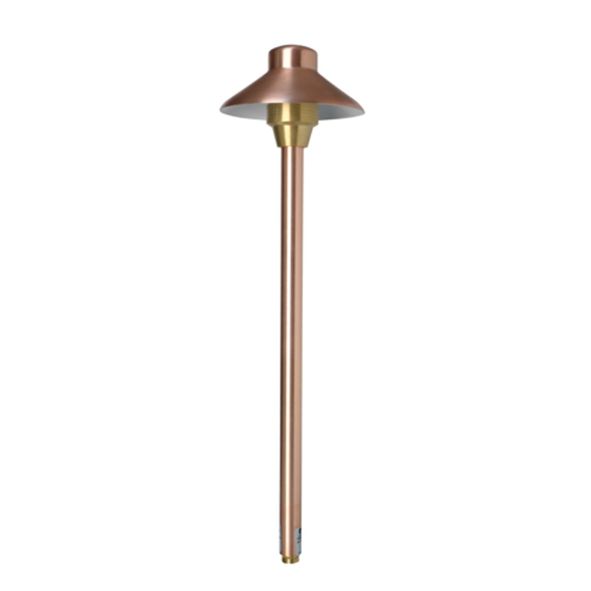Unique I612-NL 6 in. Illuminator Path Light 12 in. Riser Copper Housing Natural Copper Finish No Lamp