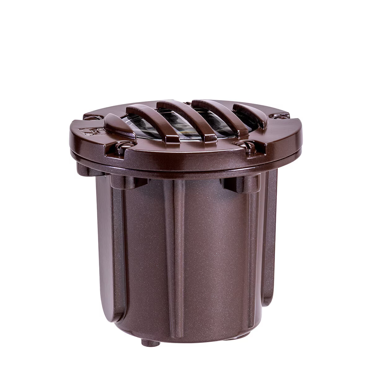 Vista Arch Well Lite Dark Bronze w/ Louver No Lamp