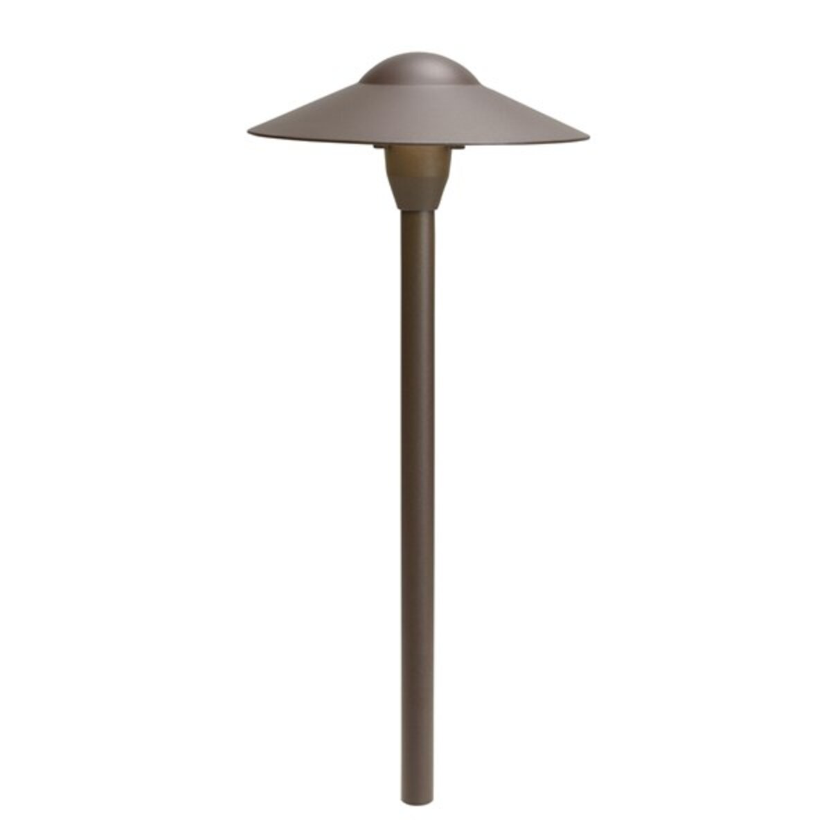 Kichler-15310AZT- 15310 Path Light Textured Architectural Bronze Finish 16.25W T5 Incandescent 12V 21 in. Height with 1 Wedge Socket