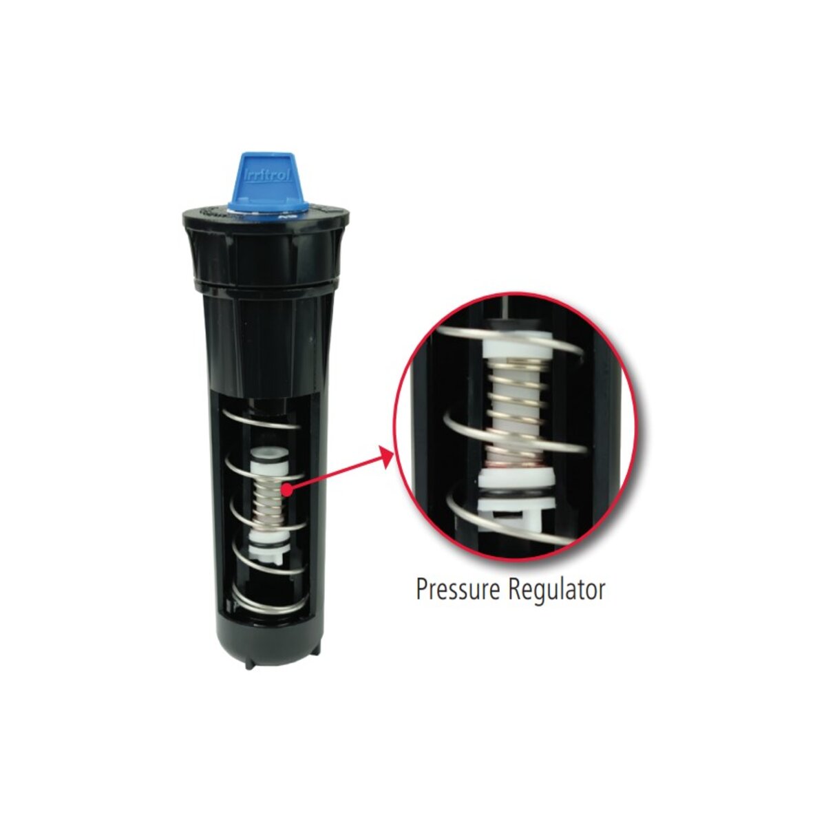 Irritrol 4 in. Spray Head w/ Pressure Regulator
