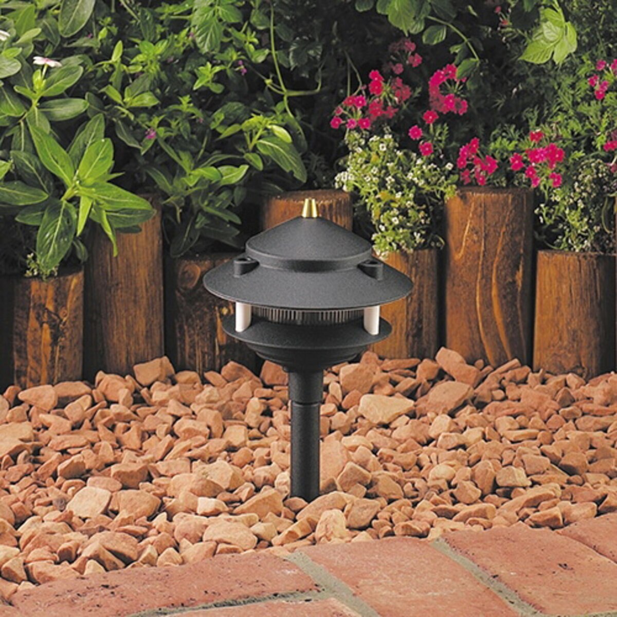 Vista PR-6216 Path Light Aluminum Black Finish 2.5W 2950K LED