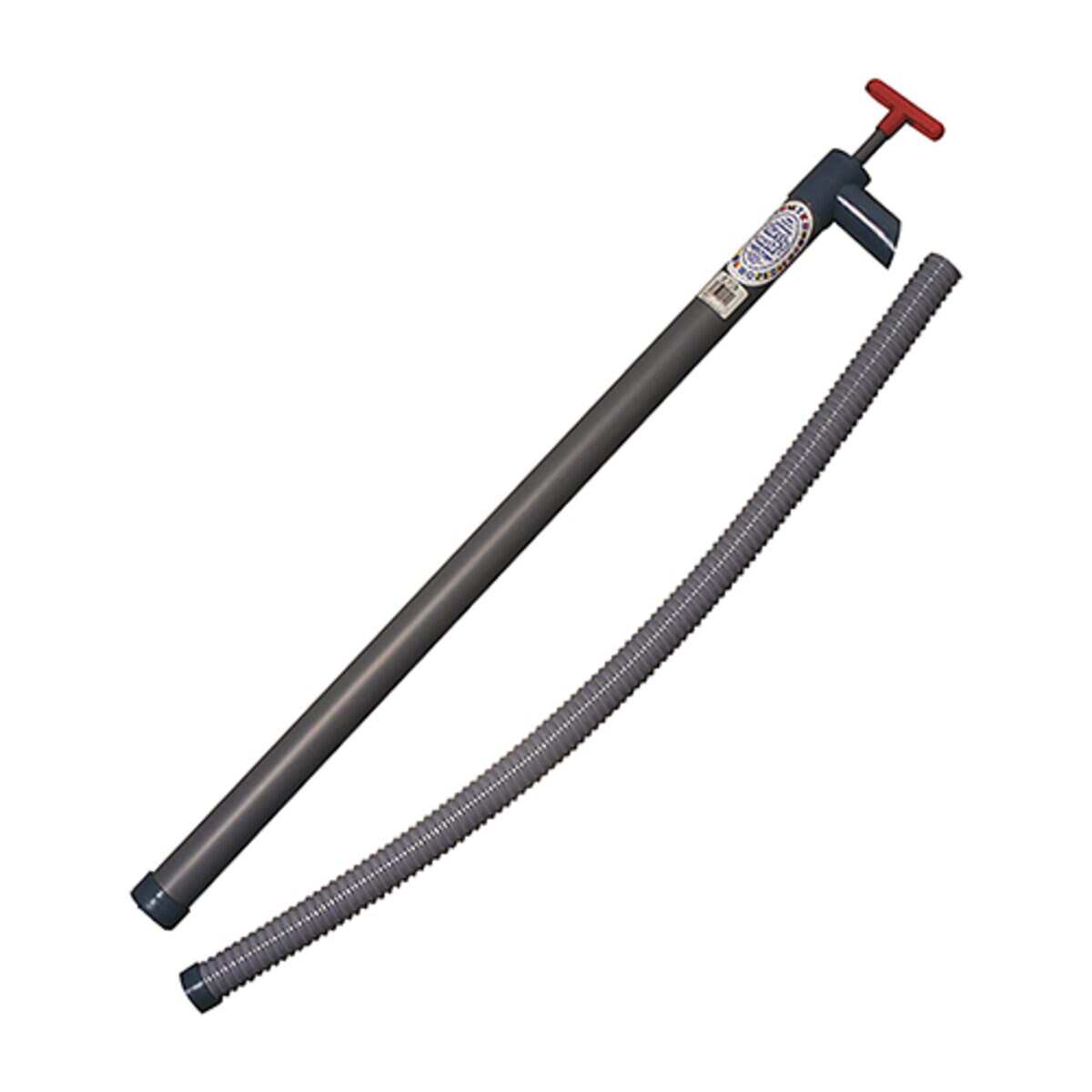 Beckson BECK136PF-6 Gray/Red Handle Pump 36 in. x 6 ft.