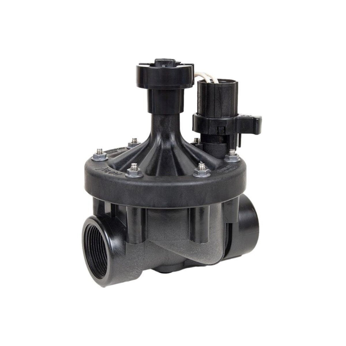 Rain Bird PEB Industrial Valve Plastic w/ IVM Solenoid w/ Flow Control 1-1/2 in. FIPT