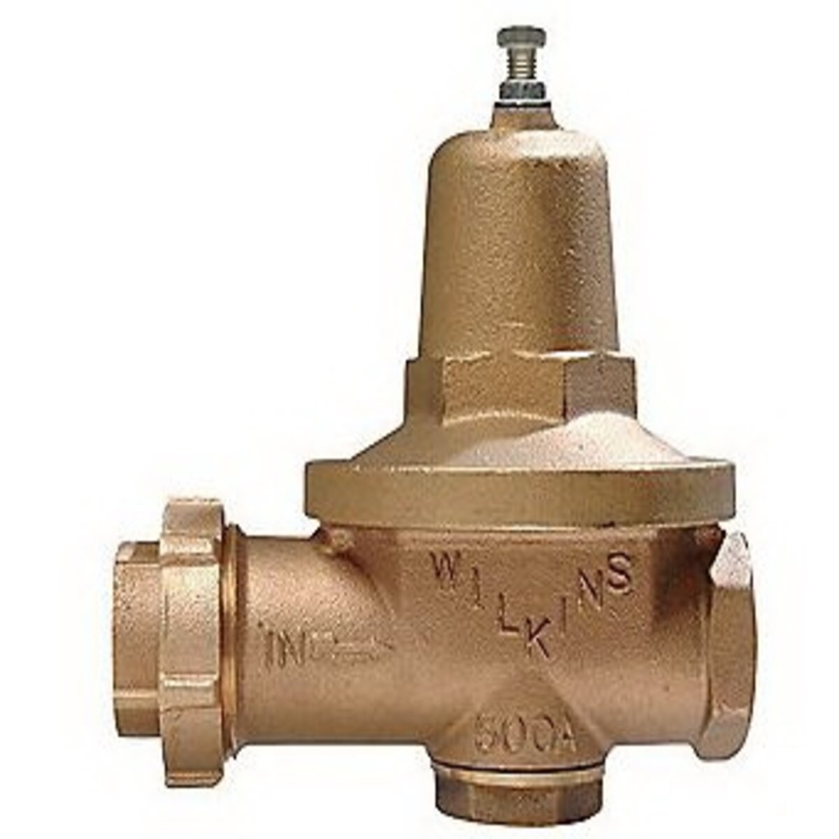 Wilkins 500XL Pressure Reducing Valve Lead Free Bronze 3/4 in. FIPT Union x FIPT