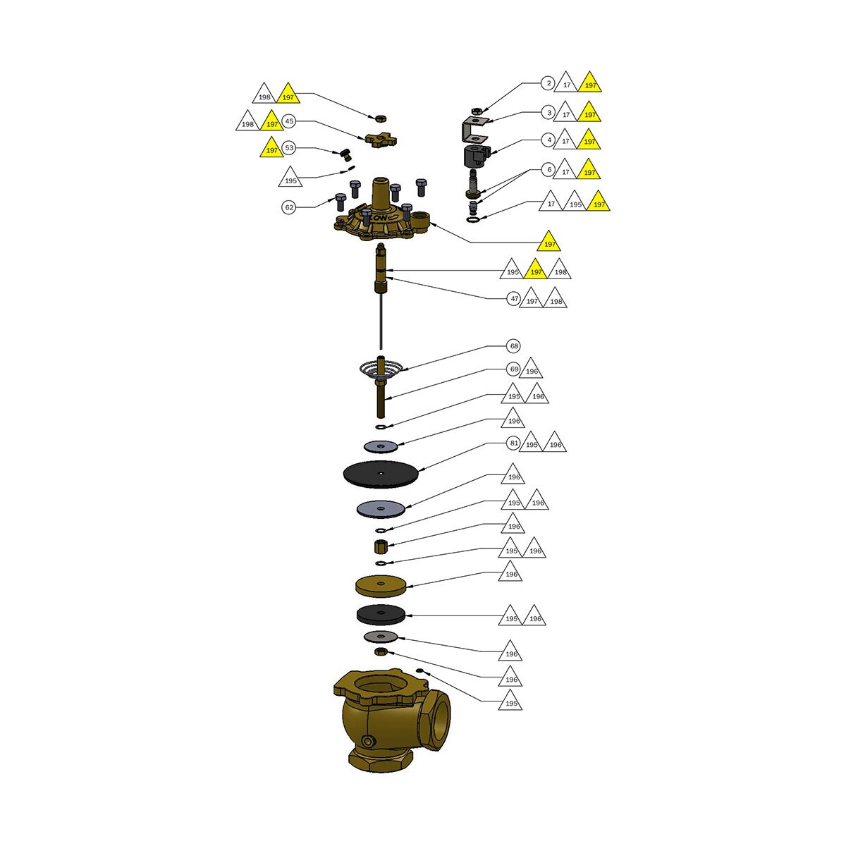 1-1/4 950Dw Top Assembly