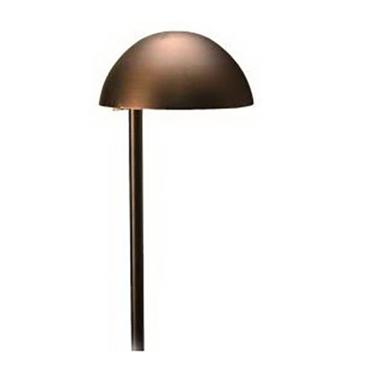 Unique VENU-NL Venus Path Light 18 in. Riser Brass Housing Weathered Brass Finish No Lamp