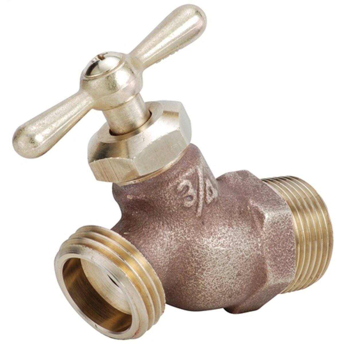 Matco Hose Bibb Bronze 3/4 in. MIPT x MHT No-Kink