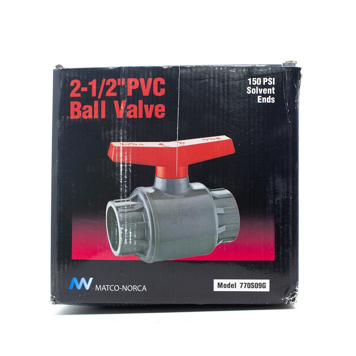 Matco Ball Valve PVC Gray 2 1/2 in. Solvent