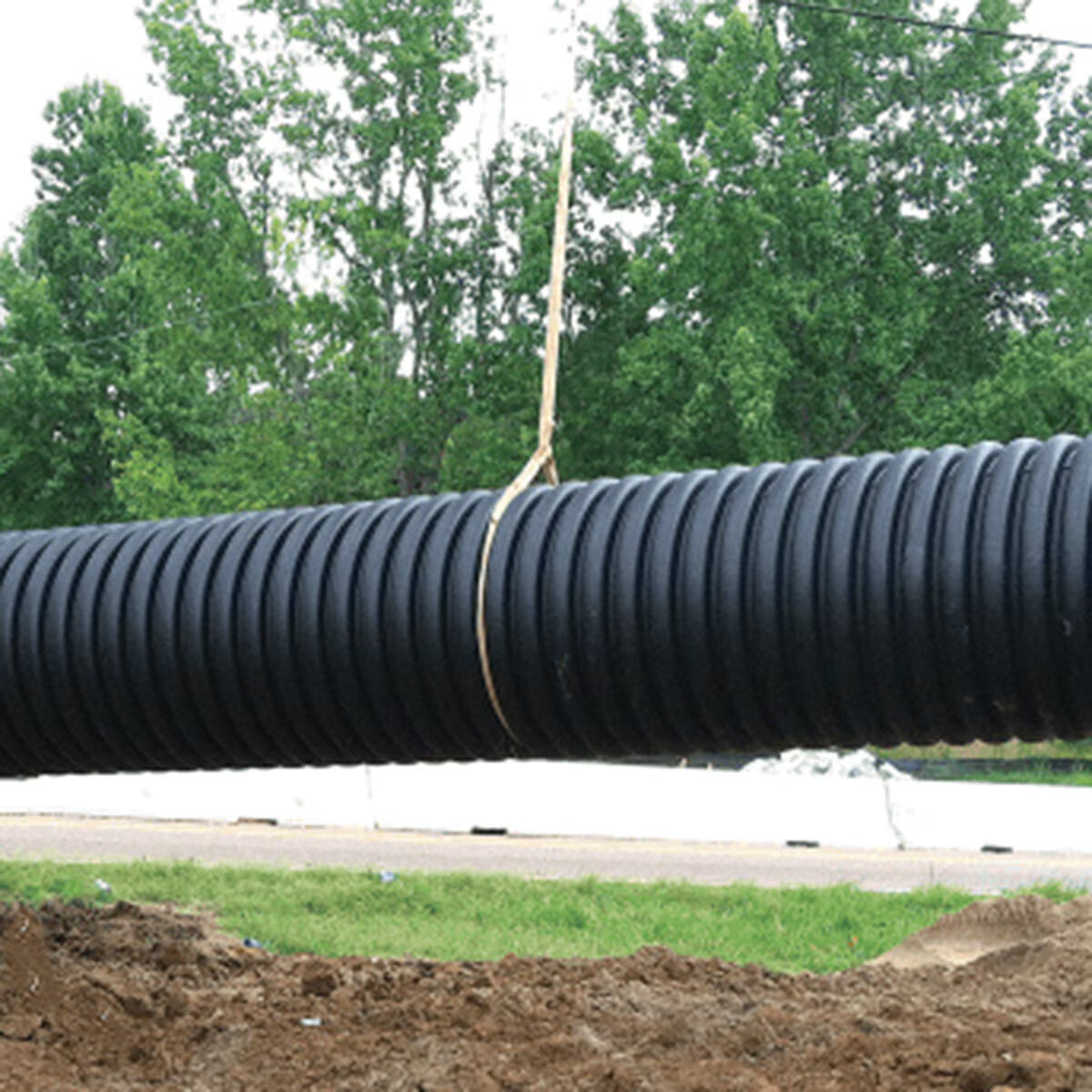 ADS Solid Dual Wall Pipe 36 in. x 20 ft.