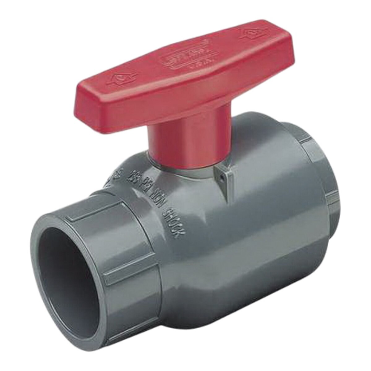 Spears Compact PVC Ball Valve 1 in. Socket w/ FKM O-Ring