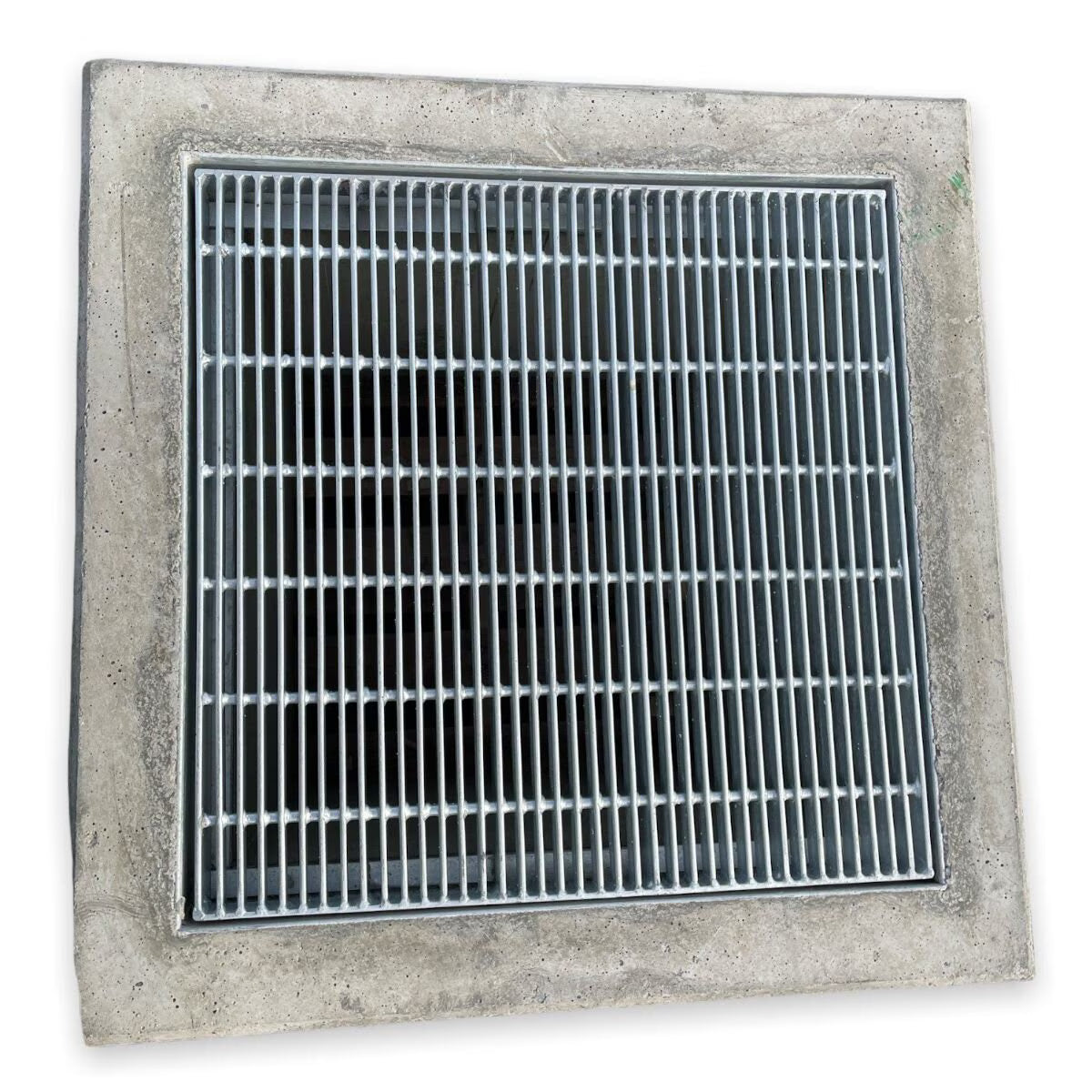 Brooks Concrete Catch Basin w/ Frame & Knock Out 18 in. x 18 in. x 18 in. Top Only