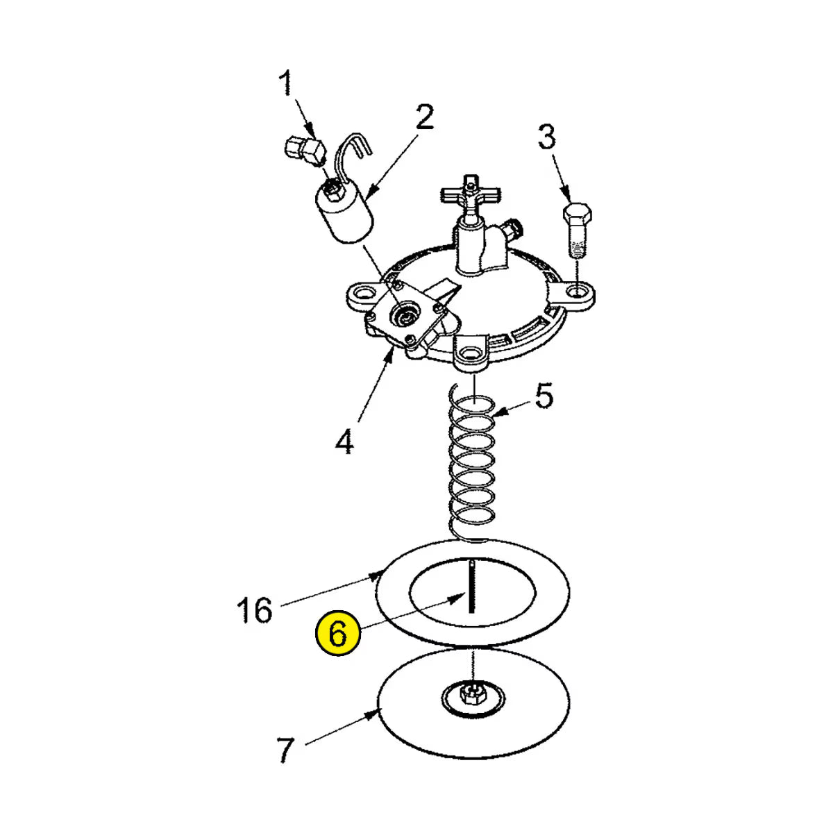 Griswold 11-1/2 2000 Series Metering Pin