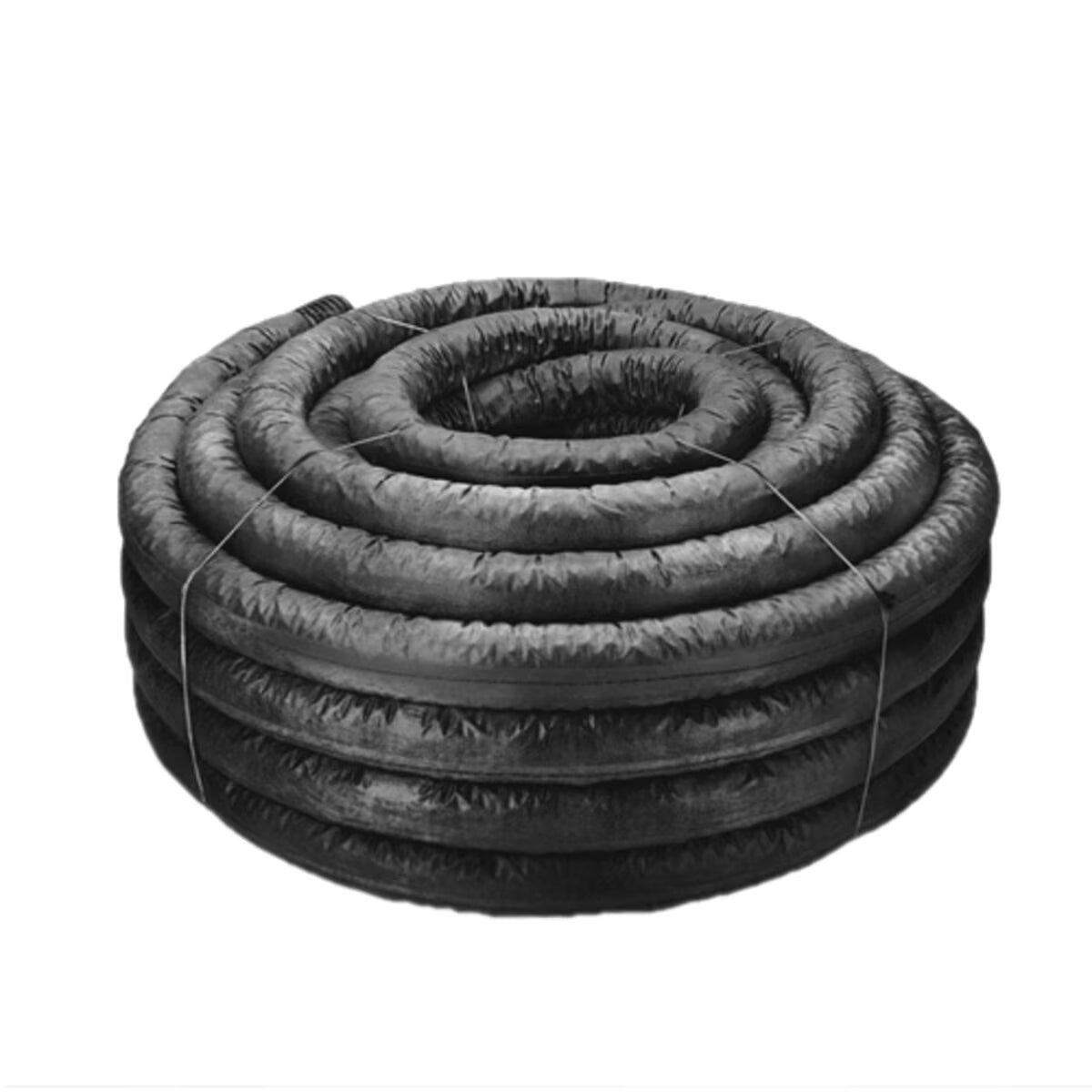 ADS 4 in. x 100 ft. Single Wall Pipe Perforated Black Sock