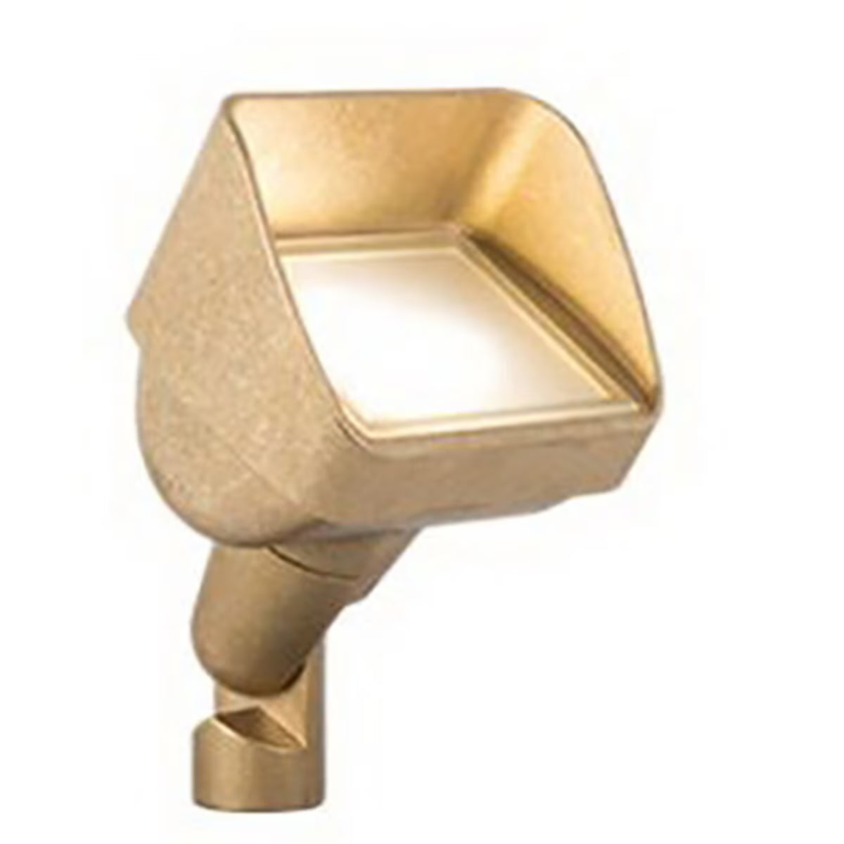 FX LC Wall Wash Luxor ZDC Brass Housing Antique TumbLED 9.1W 95 Degree LED
