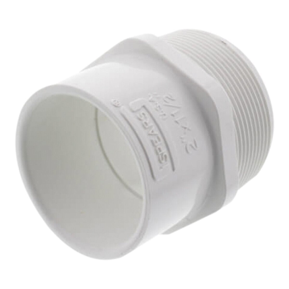 436-251 Sch 40 PVC Reducing Male Adapter 2 in. x 1-1/2 in. MIPT x Socket | Spears