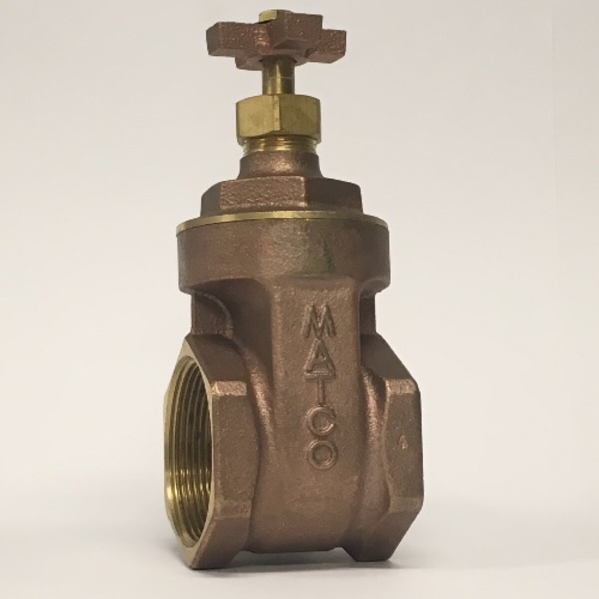 Matco Full Port Gate Valve Brass 3 in. FIPT with Cross Handle