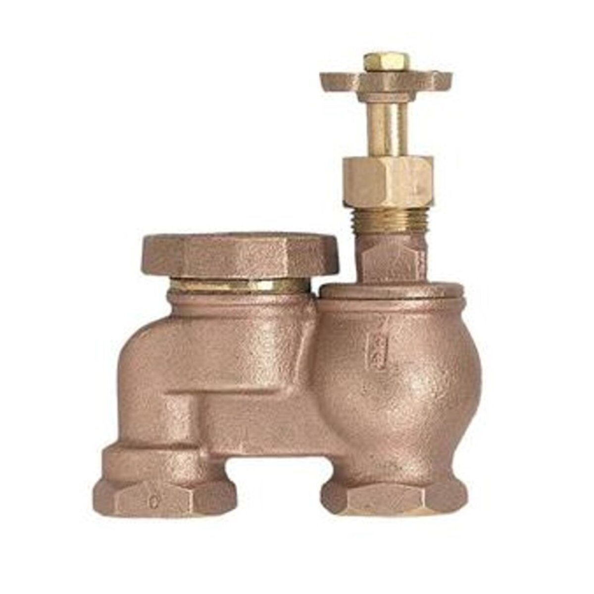 Anti-Siphon Valve Body 1 in. Yellow Brass w/ Union No Stem