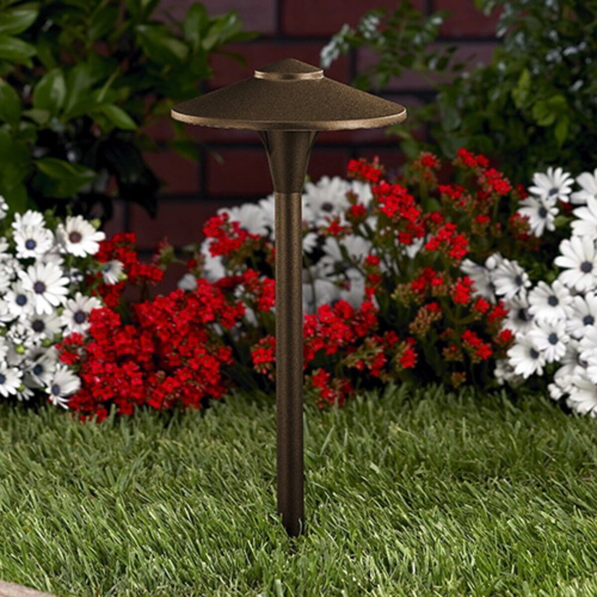 Vista PR-4704-DZ-2.5-W-T3-18S Path Light 18 in. Riser Aluminum Dark Bronze Finish 2.5W 2950K LED