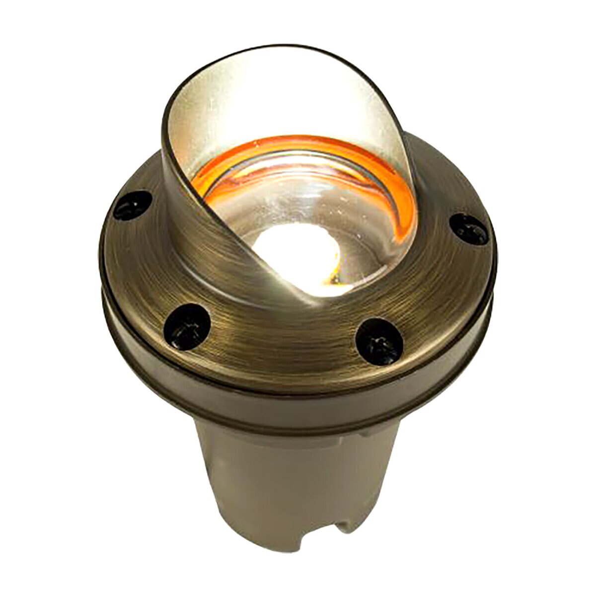 FX FC In-Grade Light Cowling Natural Brass Finish No Lamp