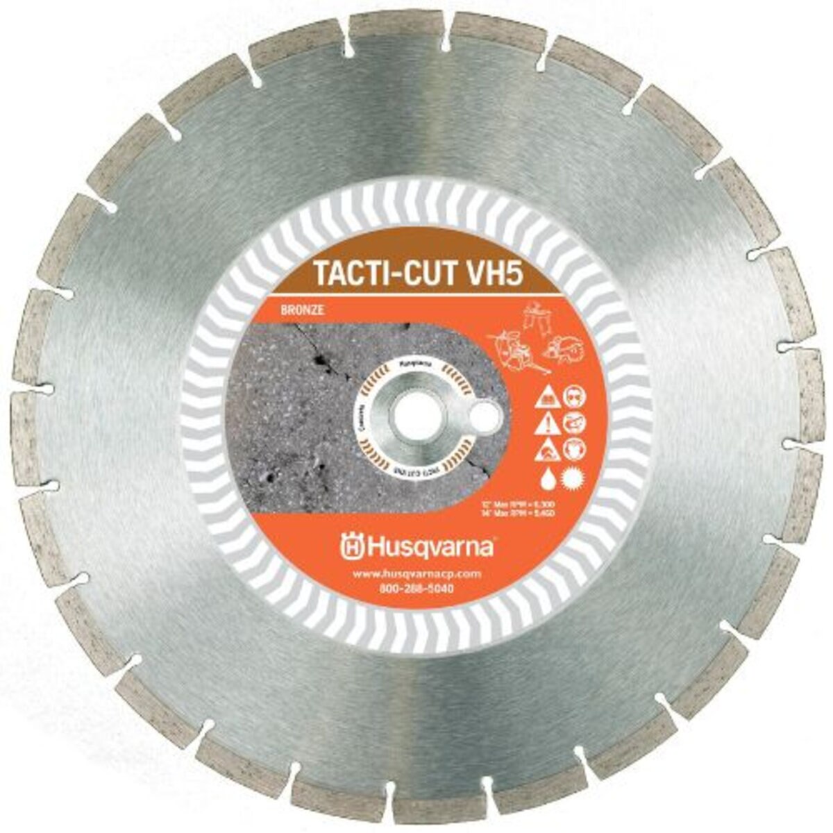 Husqvarna VH5 General Purpose Diamond Blade, 14 in. x .118 in. x 1 in. , 10-Pack