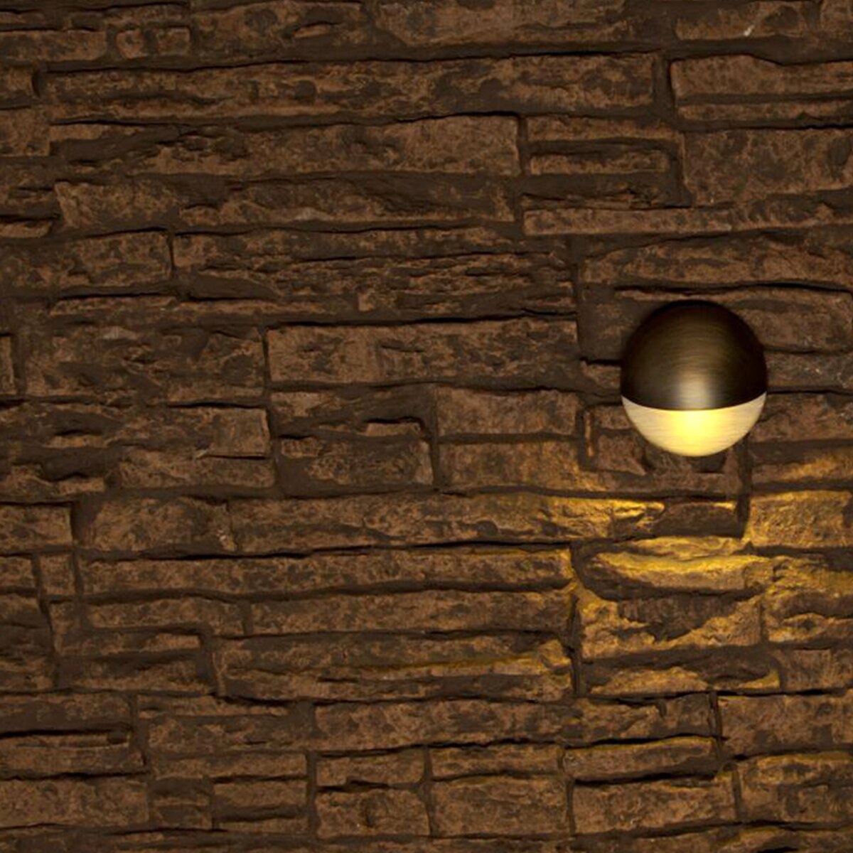 FX-MS-ZD-1LED-BZ- WALL LIGHT IN BRNZ