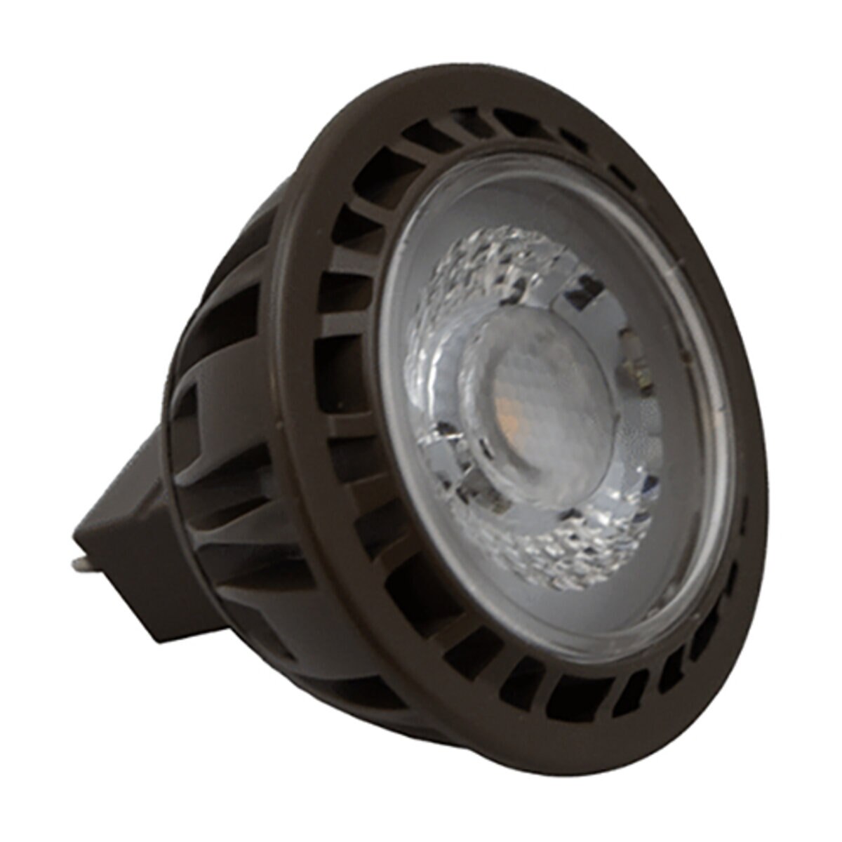 MR16-5-GREEN-15 Brilliance MR16 5W LED Lamp in Green with 15-Degree Beam Angle - Dimmable Bi-Pin Design, 50,000 Hour Average Life, 85 CRI