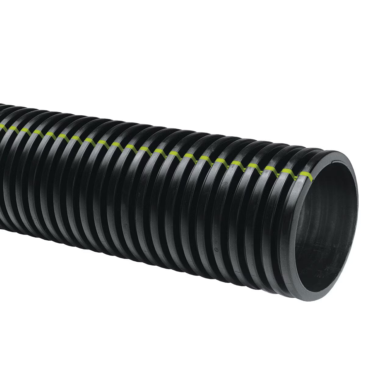 ADS Bell End Solid Drain Pipe N-12 ST IB 12 in. x 20 ft. Dual Wall Soil Tight