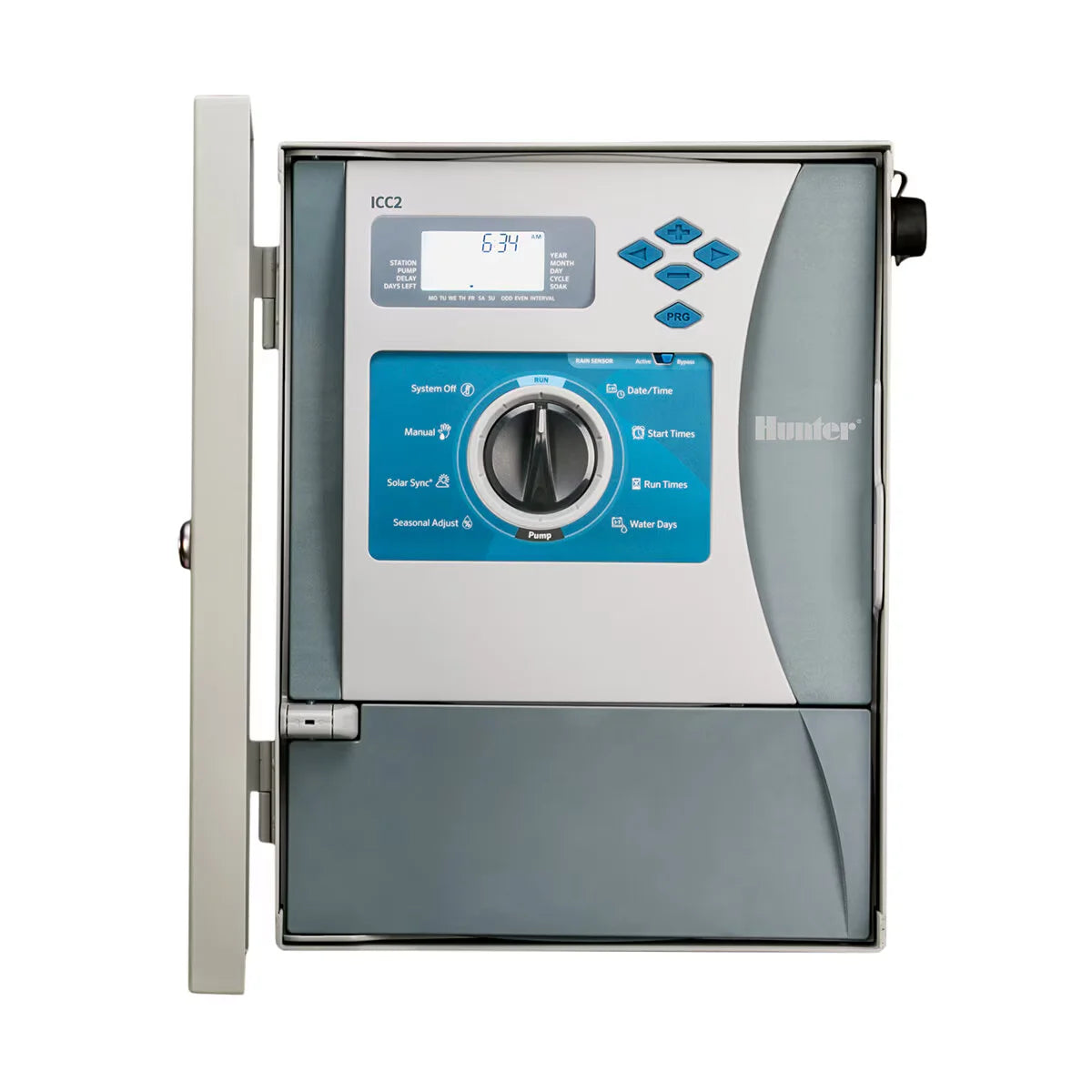 Hunter ICC2 Modular Controller 8 Station Outdoor Gray Metal Wall Mount Cabinet | I2C800M